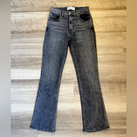 Reformation Denim - Reformation Jesse High Crop Boot Black Size 24